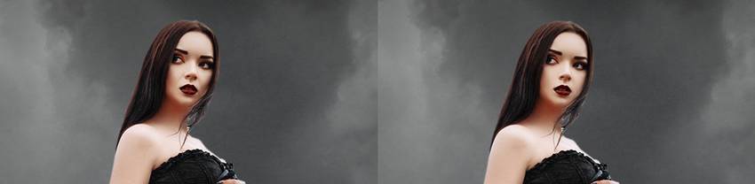 ретушь кожи