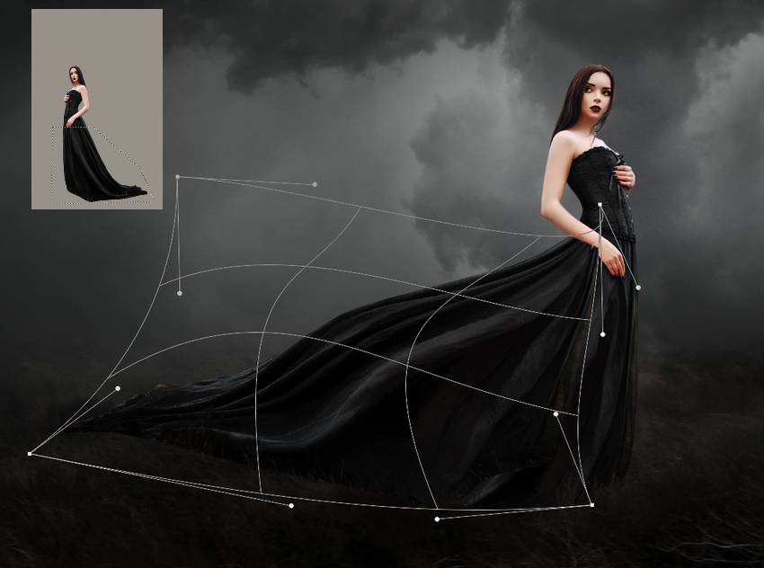 добавить больше платья