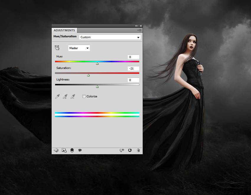 Модель насыщения цветового тона