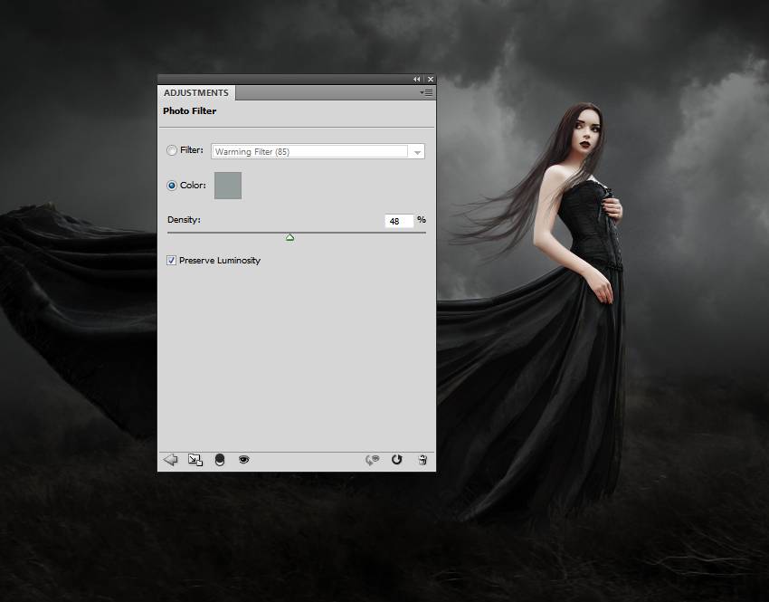 фотомоделью фильтр