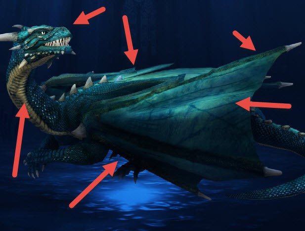 Создаем удивительную подводную сцену с драконом в Photoshop 14