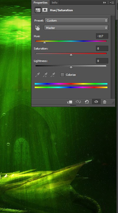 Создаем удивительную подводную сцену с драконом в Photoshop 49