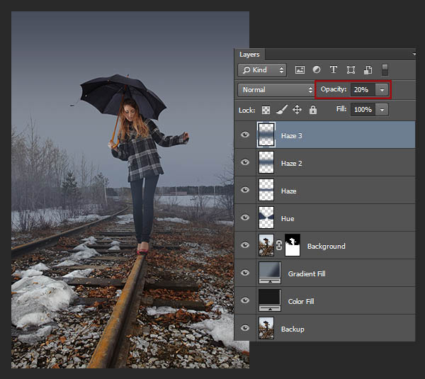 Падающий снег на фото